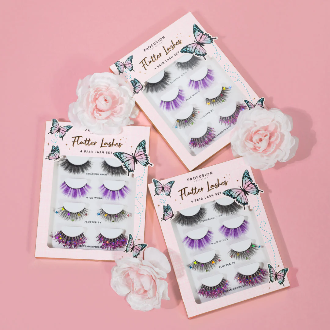 Empowered Butterfly | Flutter Lashes 4 pair Lash Set - Image 3