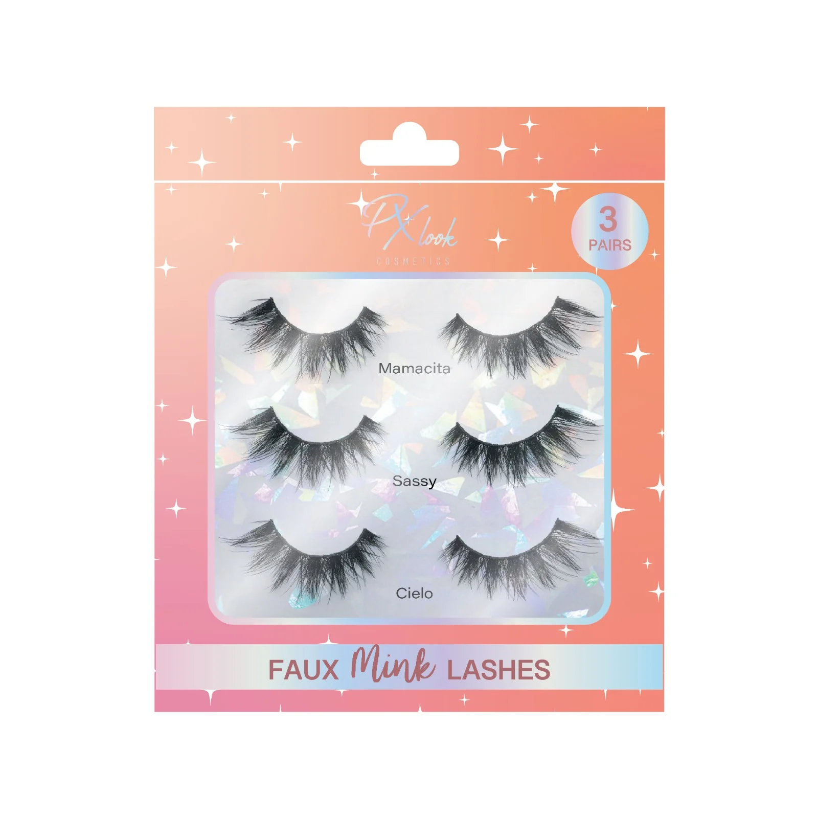 Faux Mink Lashes Eyelashes - 3 Pair - Image 4