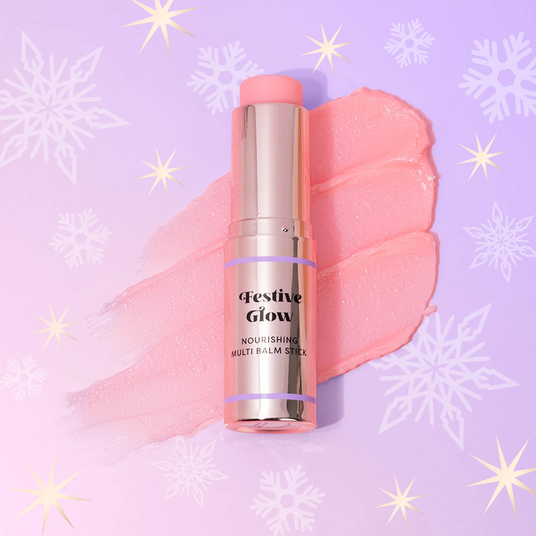 Frosted Snow Sparkle | Festive Glow Nourishing Multi Balm Stick - Image 2