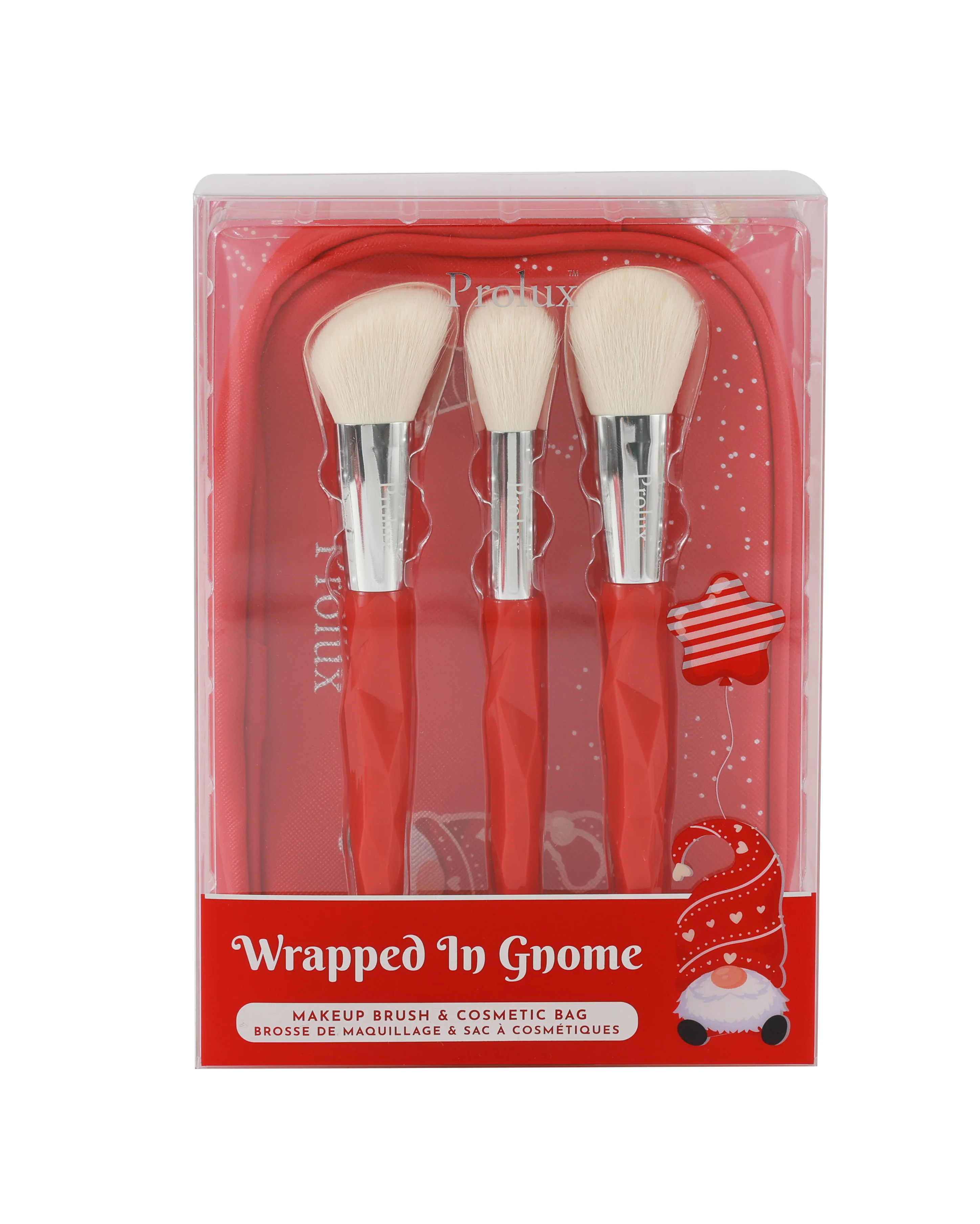 Wrapped in Gnome: Makeup Brush & Cosmetic Bag - Image 3
