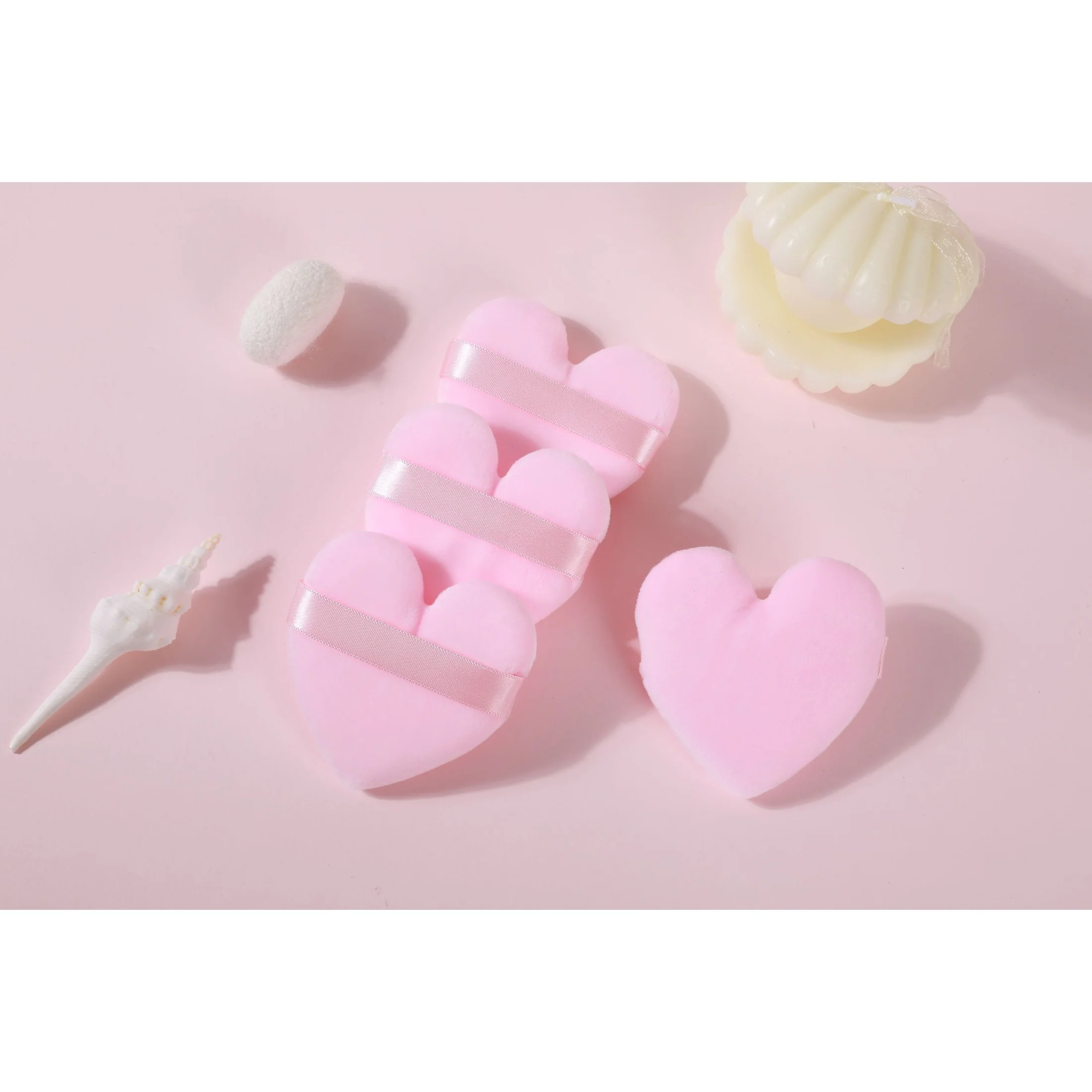 Heart Cosmetic Puff Set - Image 6