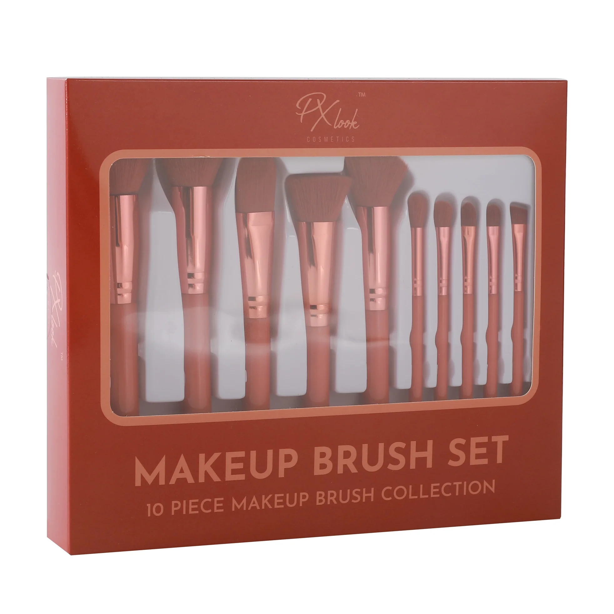 Makeup Brush Set - 10 Piece Makeup Brush Collection - Image 10
