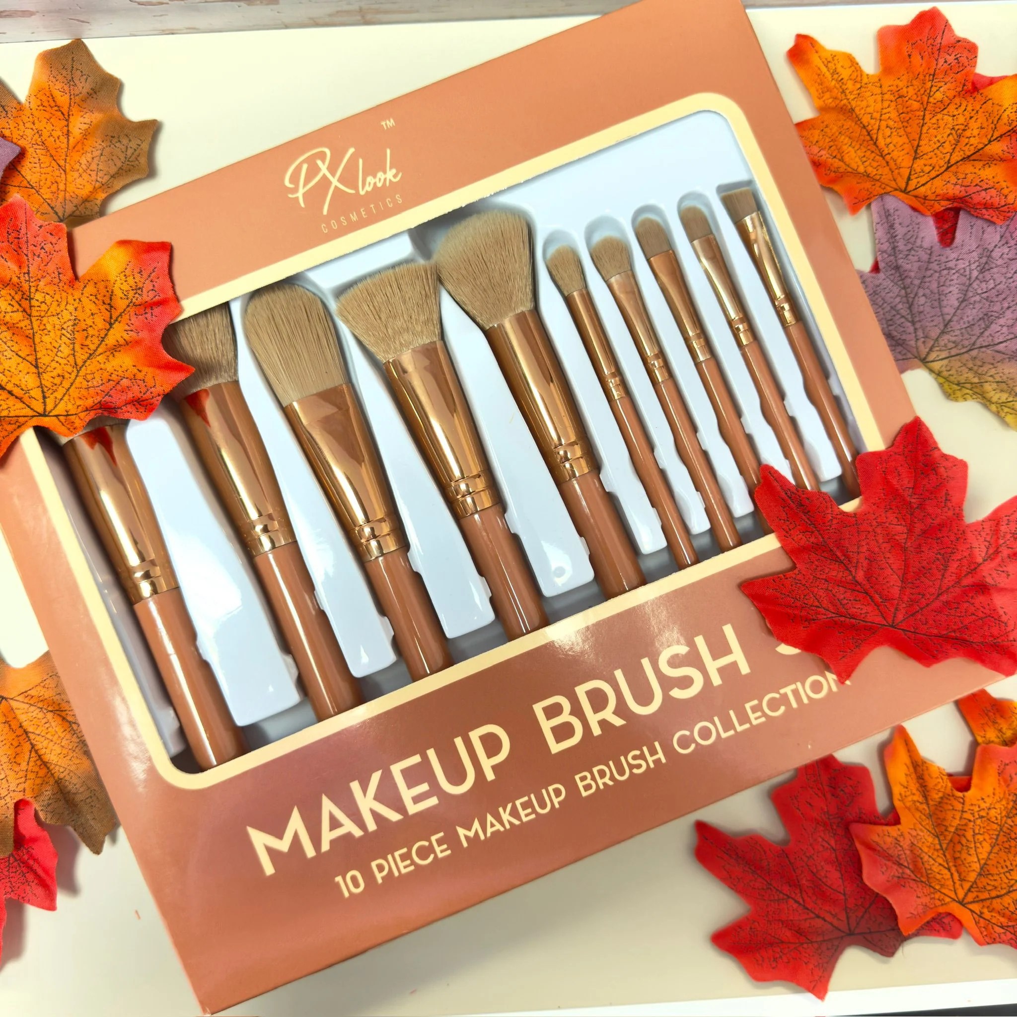 Makeup Brush Set - 10 Piece Makeup Brush Collection - Image 11