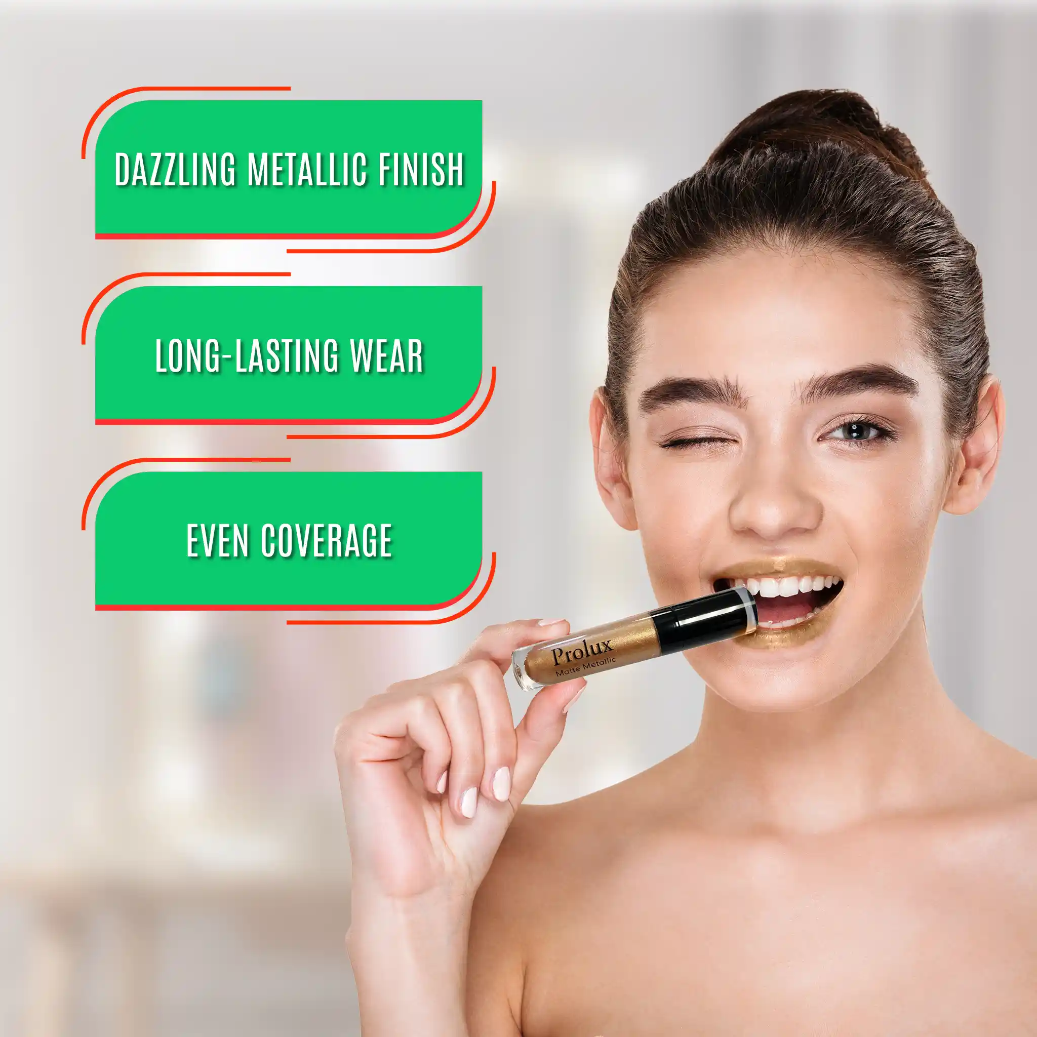 Matte Metallic Lip Gloss - Image 2